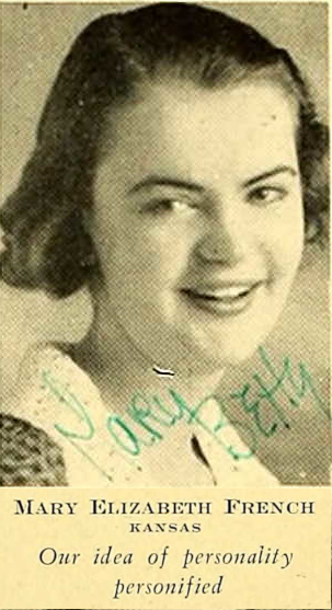 Mary Betty French, Tulsa Central High School class of 1935