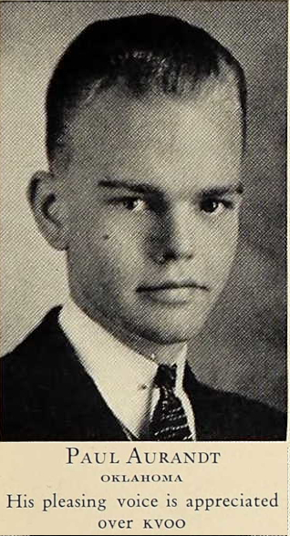 Paul Harvey Aurandt, Tulsa Central High School, class of 1936
