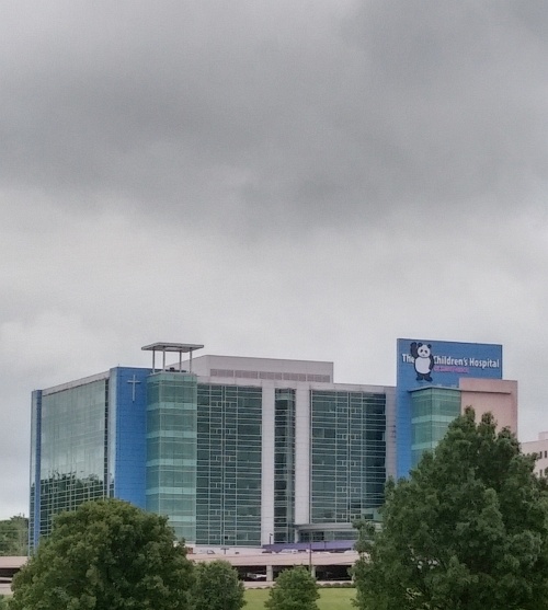 Storm clouds loom over Saint Francis Children's Hospital
