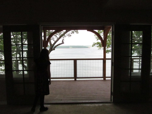 A view of Skiatook Lake from the Folds of Honor Cottage at Crosstimbers Marina